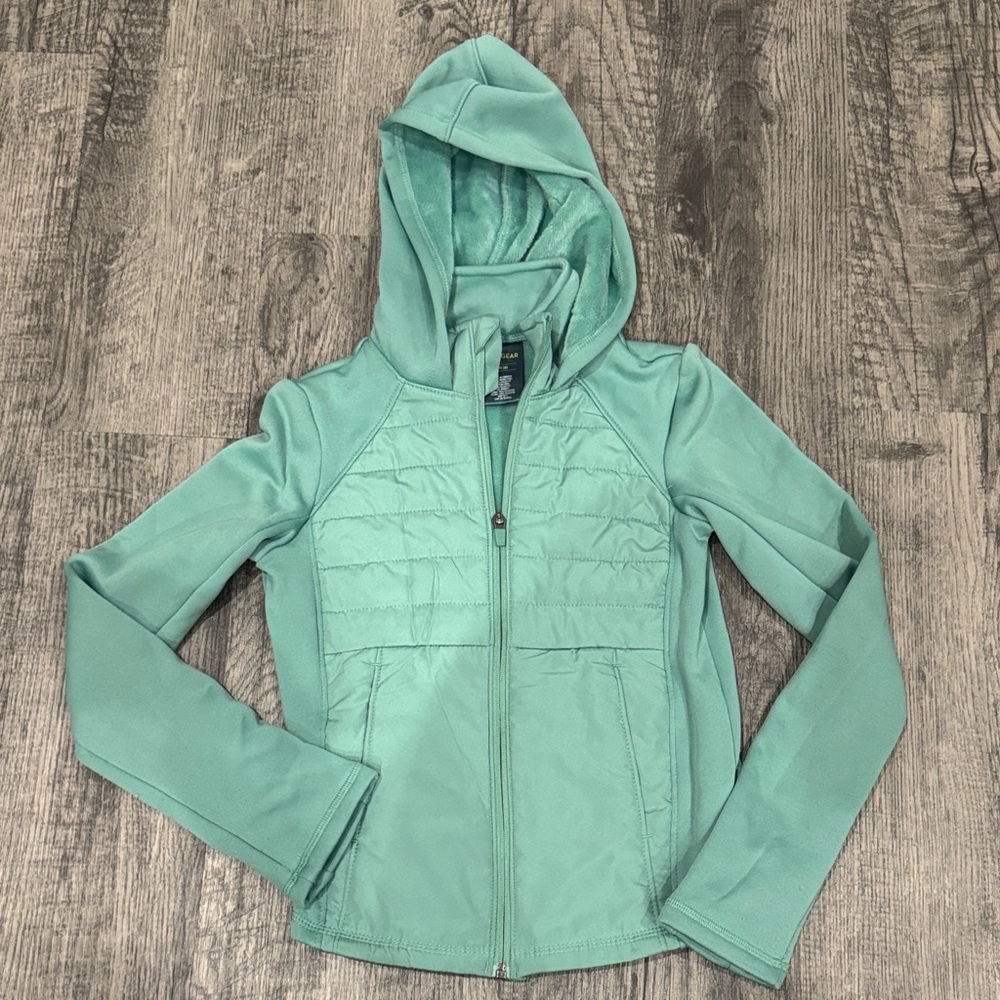 Tek Gear Kids Mint Green Puffer Jacket